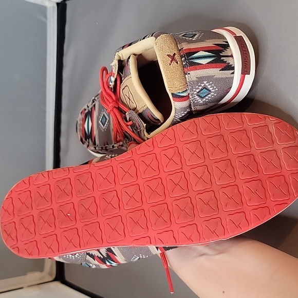 Twisted X Women's Kicks Red Multi 6.5 - Picture 7 of 7